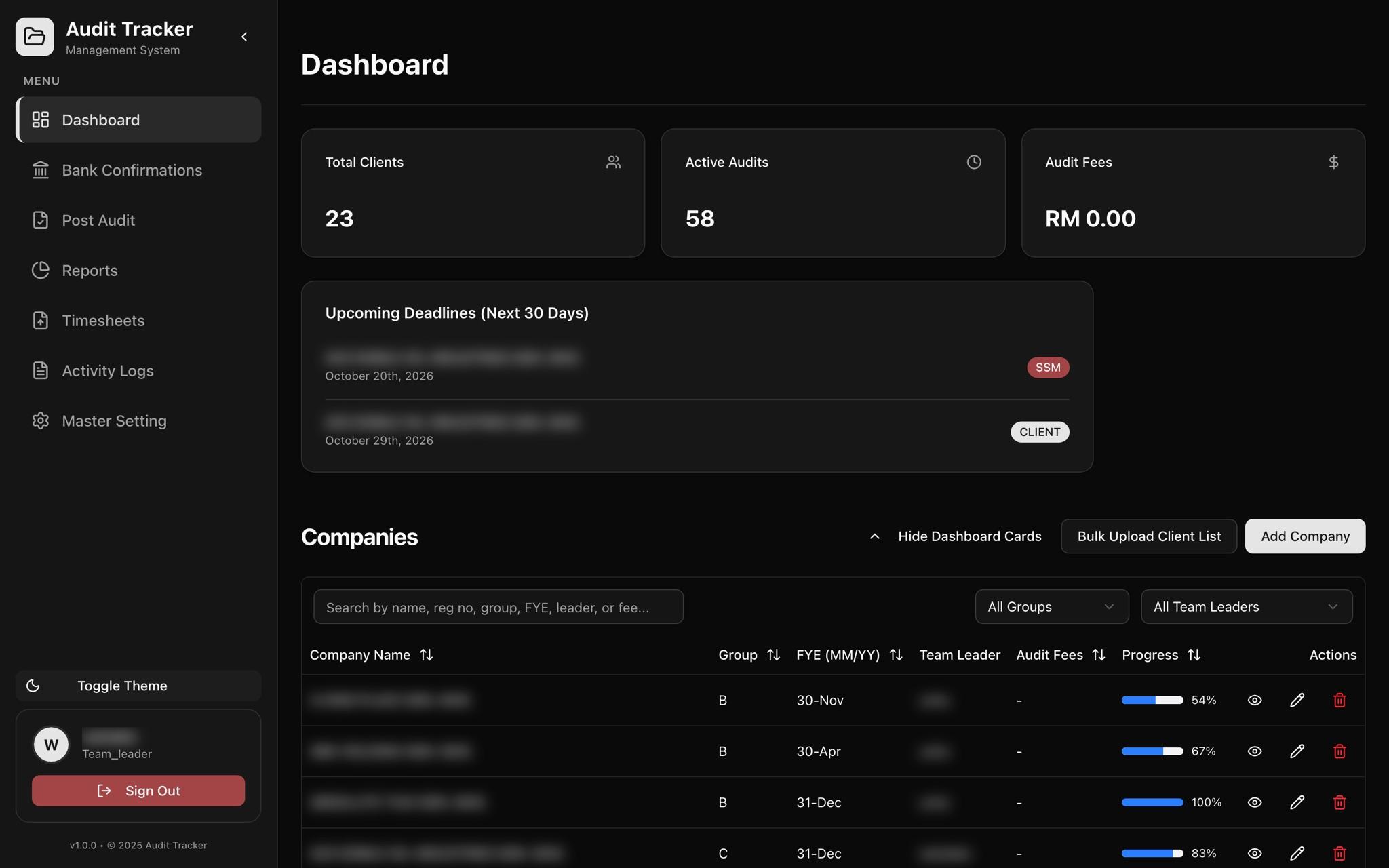 Dark mode