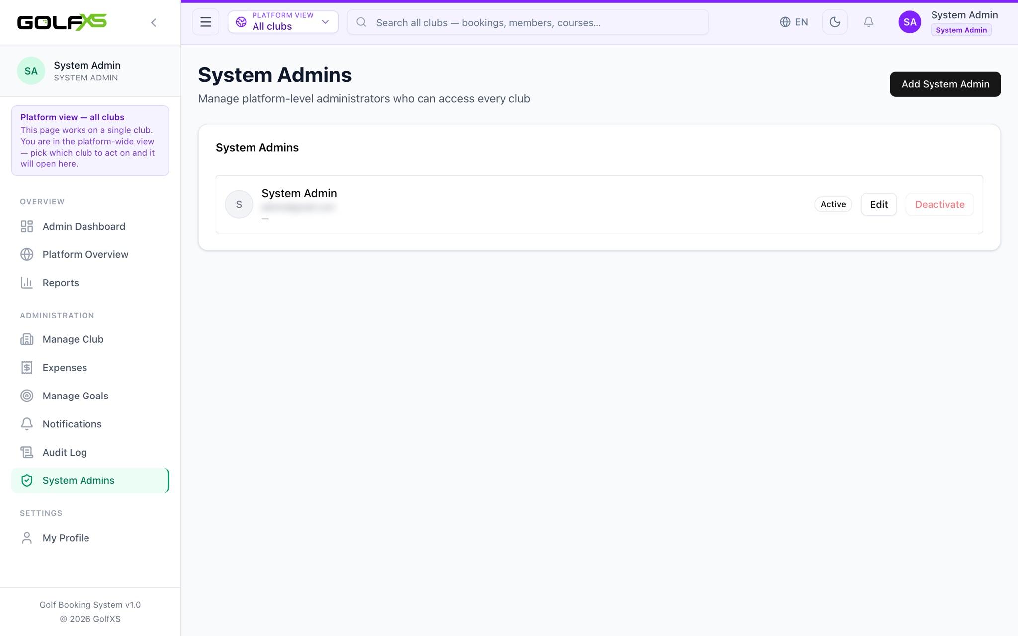 System admins