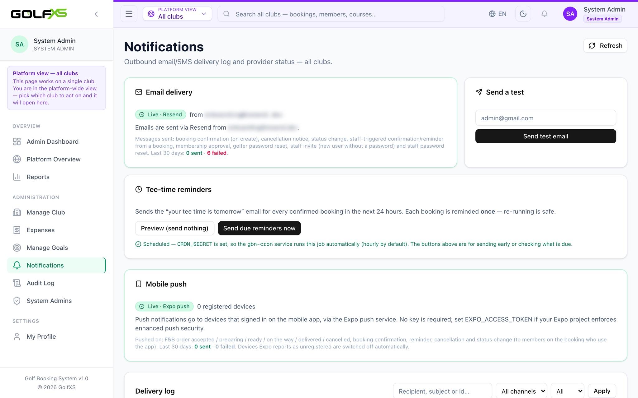 Notifications