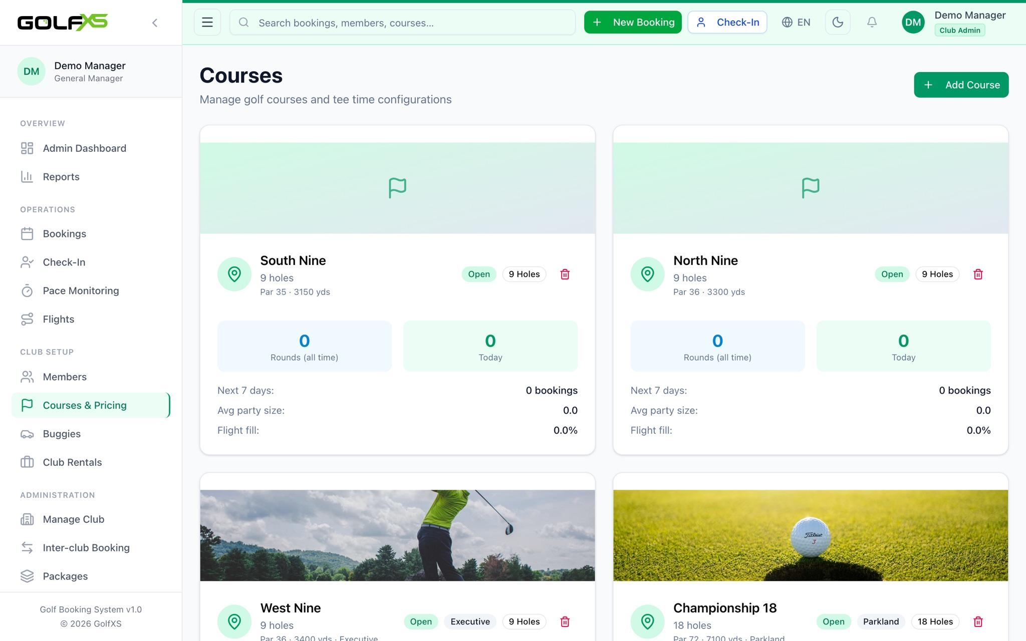 Courses