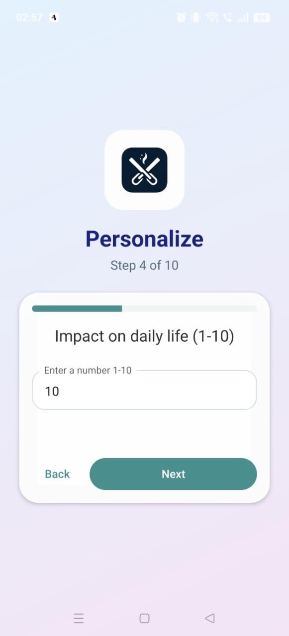 Step 4: impact