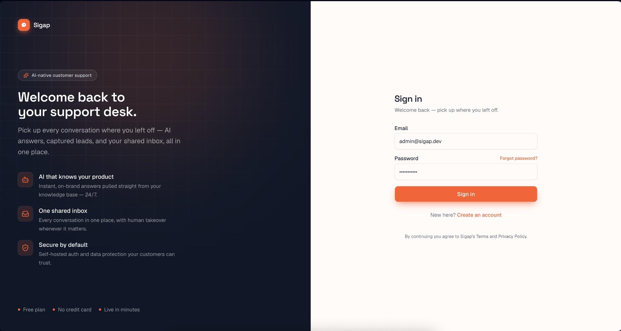 Sign-in