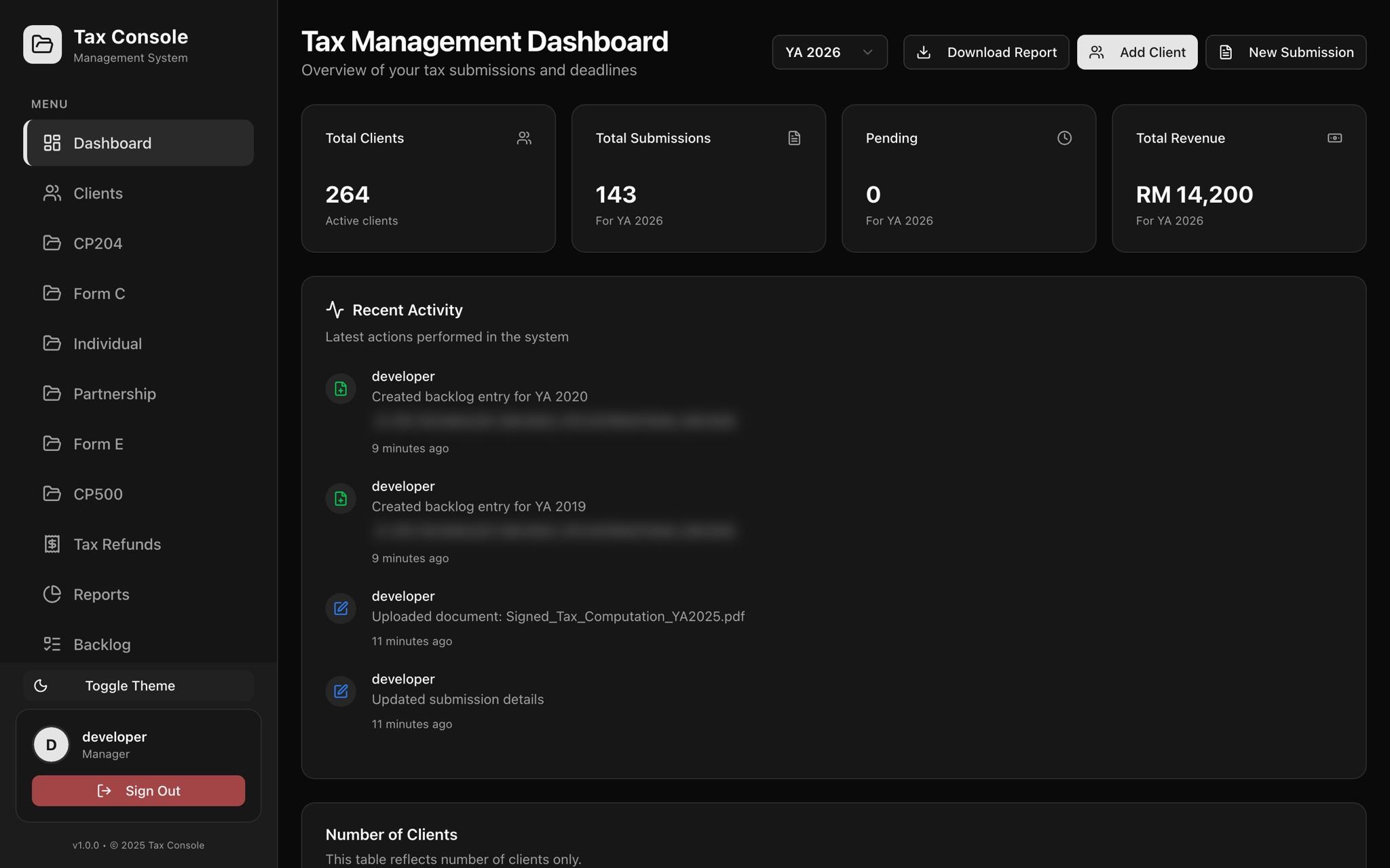 Dark mode