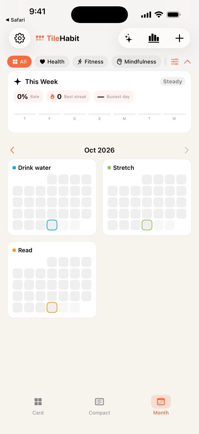 Month view