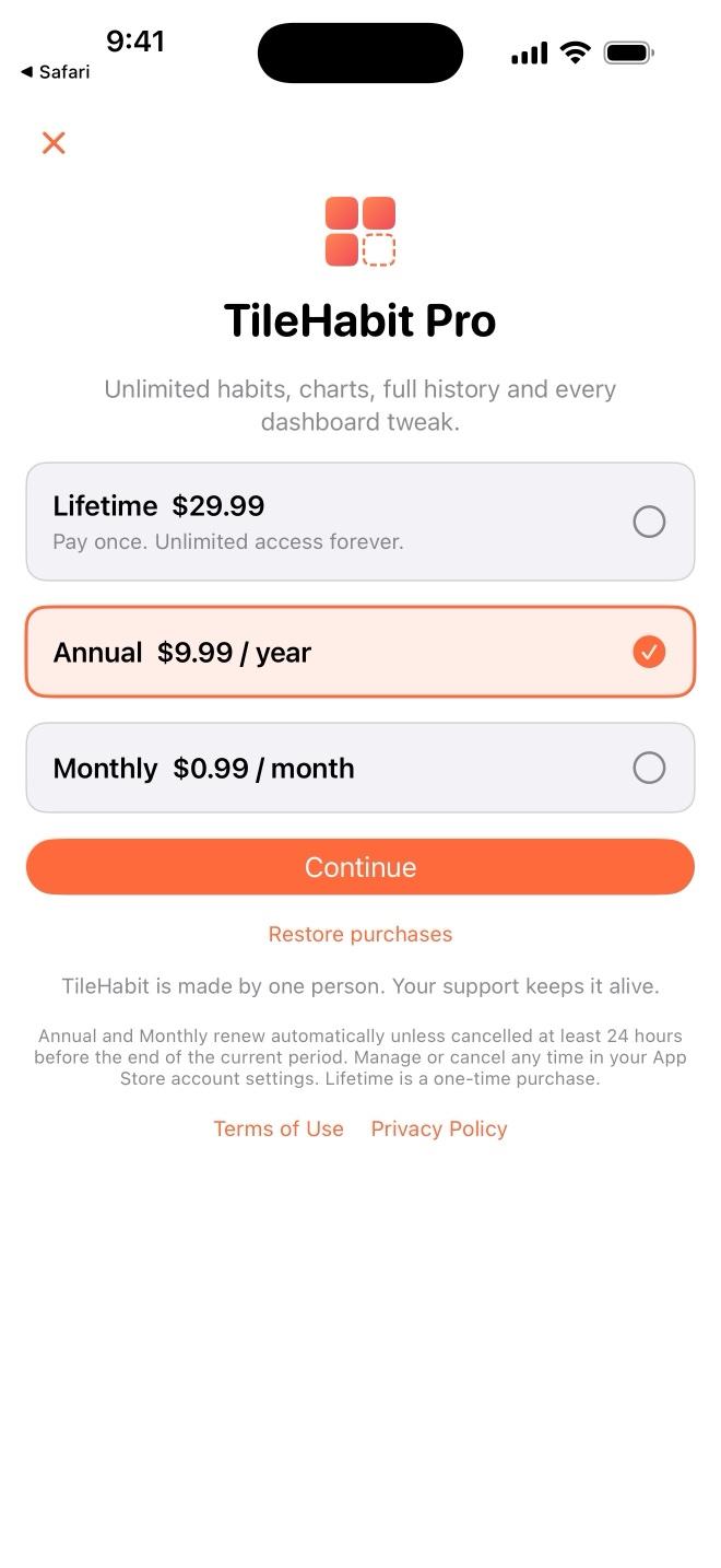 TileHabit Pro